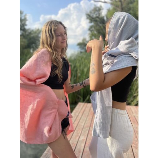 Szikrázó korall rózsaszín nyári rejteksál