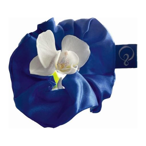 Királykék Szatén Hajgumi - Zafír Világ