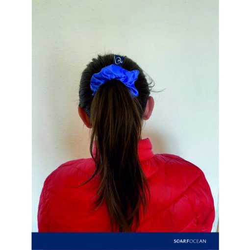 Királykék Szatén Hajgumi - Zafír Világ