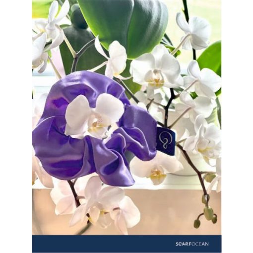 Ibolya lila Szatén Hajgumi - Rubin Világ