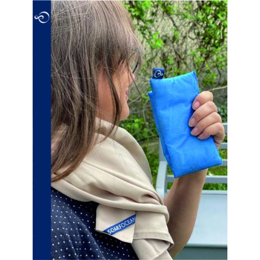 Sand Color Glow Premium ScentScarf - Ruby World, M (medium)